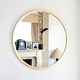 image 2 of Classic Round Contemporary Mirror Gold Gold | 40x40x2cm