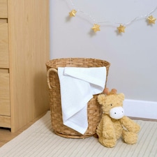 Clair de Lune Cellular Shawl Pram Size - White