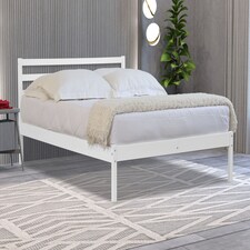 Maxwell 4ft 6 Double White Bed Frame | White | Double