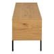 image 3 of Seaford Tv Unit 2 Doors 1 Drawer in Matt Wild Oak Brown