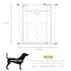 image 4 of PawHut Pressure Fit Safety Gate Auto Closing Door 2 Lock 74-80cm