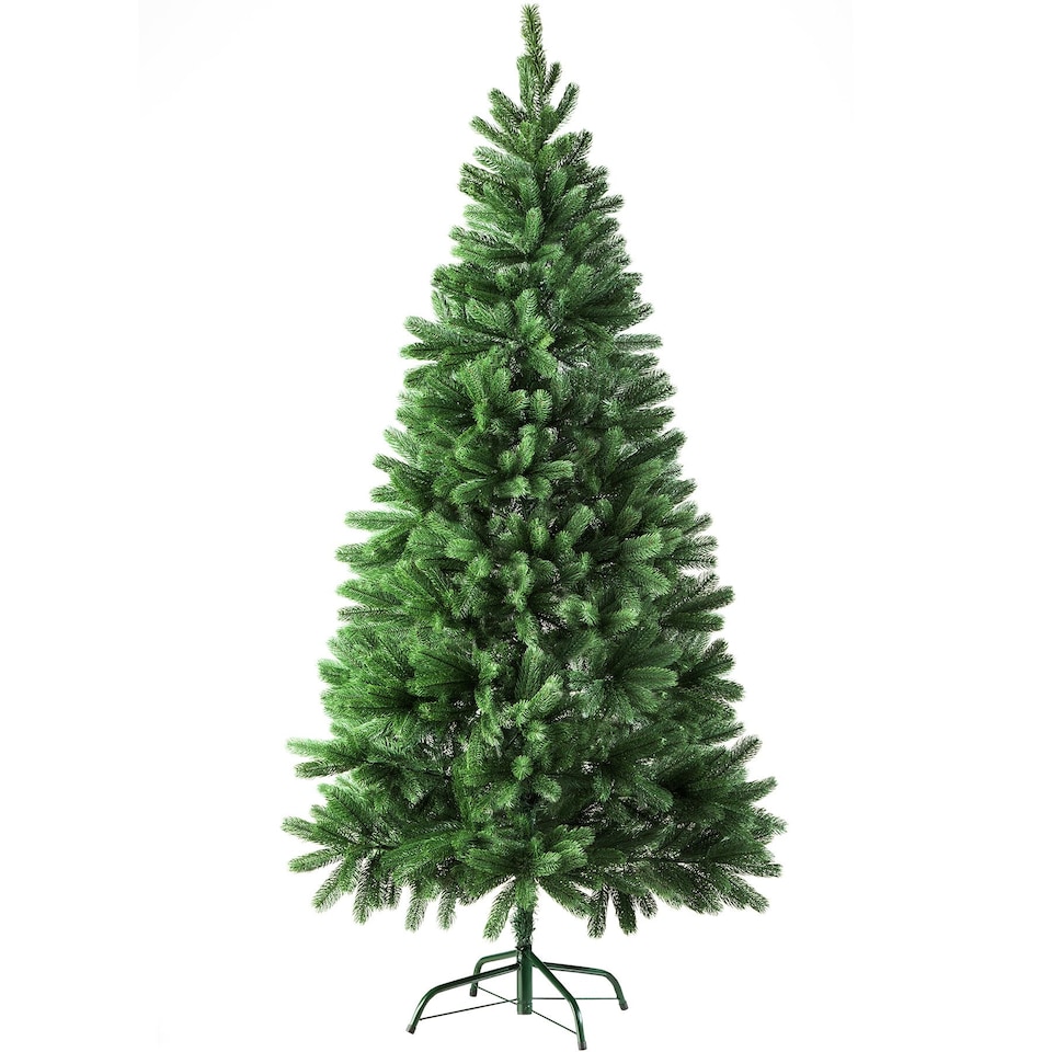 image 1 of Christmas Tree - artificial Christmas tree with injection-moulded needles and bendable branches | Green | green | 1