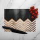 image 2 of Marble Zig Zag Pattern Glass Chopping Board | Multi