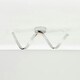 image 2 of ValueLights Infinity Chrome Single Twist Integrated LED Ceiling Light