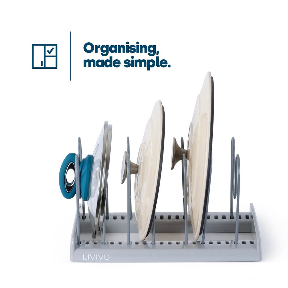 image 1 of Adjustable Saucepan Lid Holder