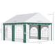 image 7 of Outsunny 4 x 4m Marquee Gazebo, Party Tent with Sides and Double Doors