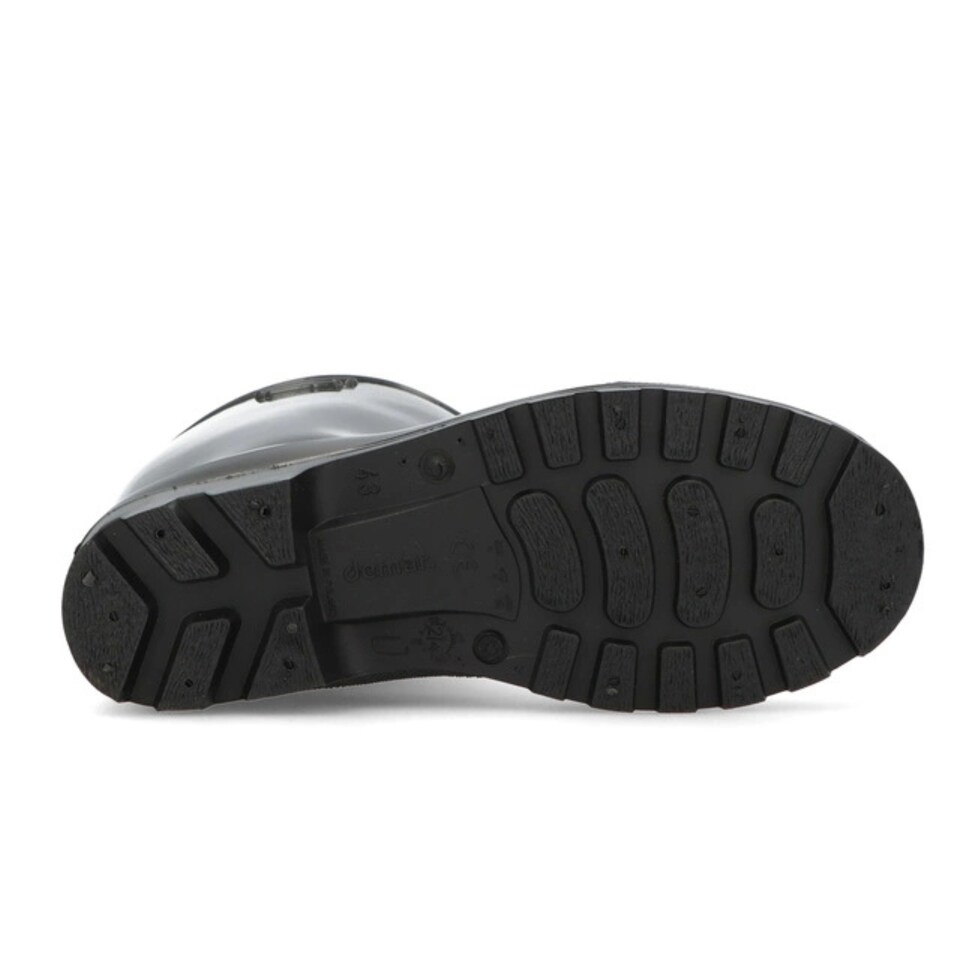 image 1 of Grand Men's Black Waterproof PVC Wellies with Heel Energy Absorption EU45