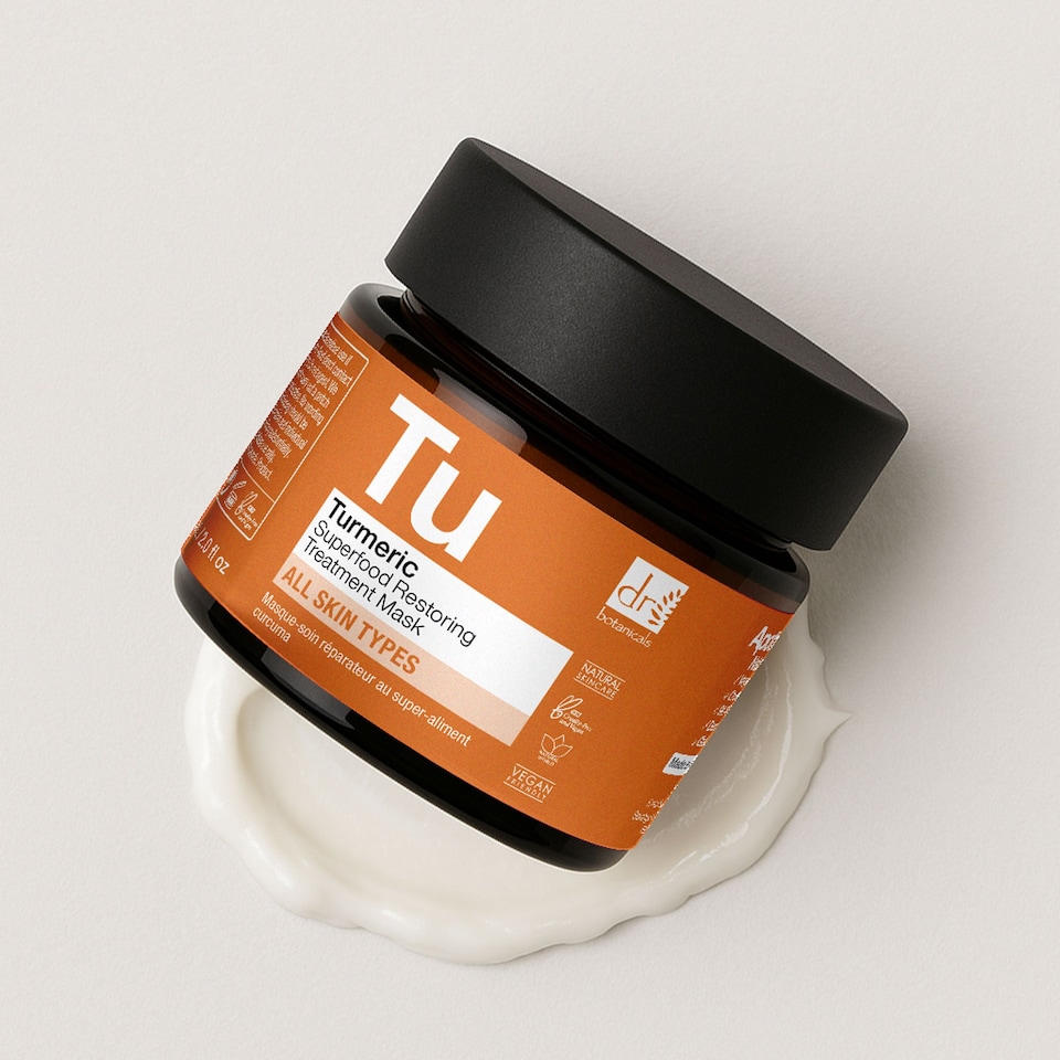image 1 of Dr Botanicals Turmeric Superfood Restoring Treatment Mask 60ml