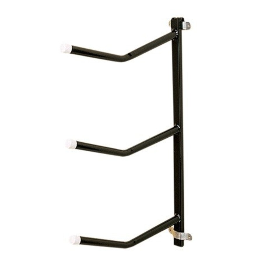 Stubbs Saddle Rack Triple Arm Clip-On S333 - Black - One Size
