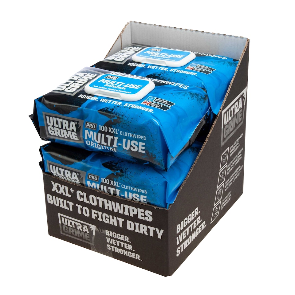 image 1 of UltraGrime Pro Cleaning Wipes (Pack of 6) | White | White | One Size | 1