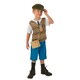 image 1 of Bristol Novelty Boys Evacuee Costume - Brown/Blue/White - 3-4 Years 3