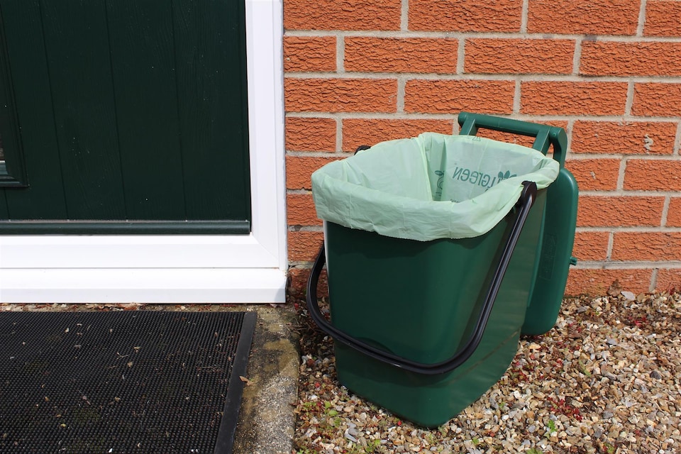 image 1 of All-Green 30 Litre Compostable Food Waste Bin Liners - 5 Rolls