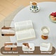 image 4 of SONARA White Marble Round Dining Table and 4 Velvet Chairs Set Modern 4 Seater for Dining Room