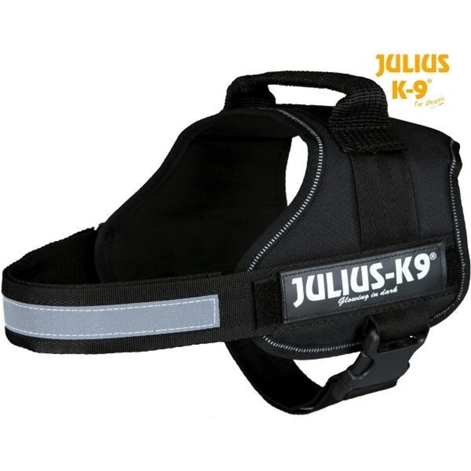 Julius-K9® Dog Powerharness - 0 / M, Black
