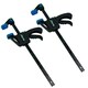 image 1 of 12" Quick Release Ratchet Rapid Bar Speed Clamp Holder Grip Spreader Fastener 2pk