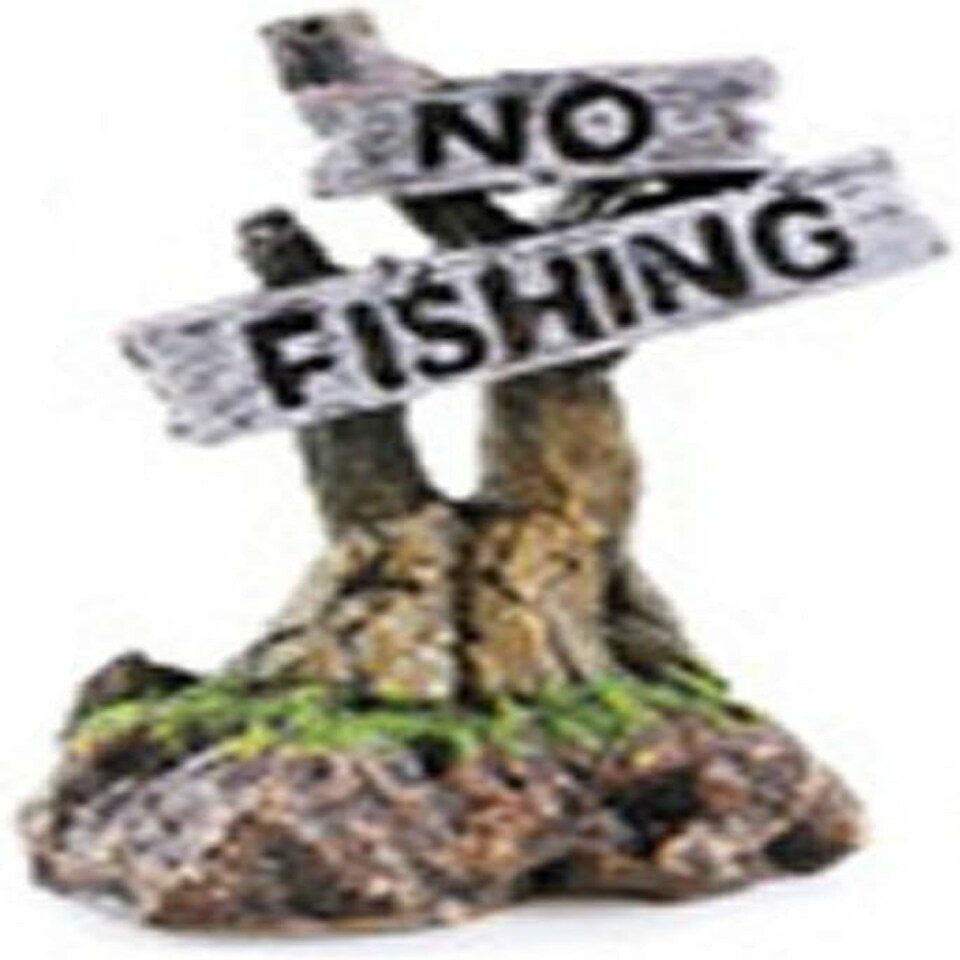 image 1 of Classic Petblis No Fishing Ornament 8cm