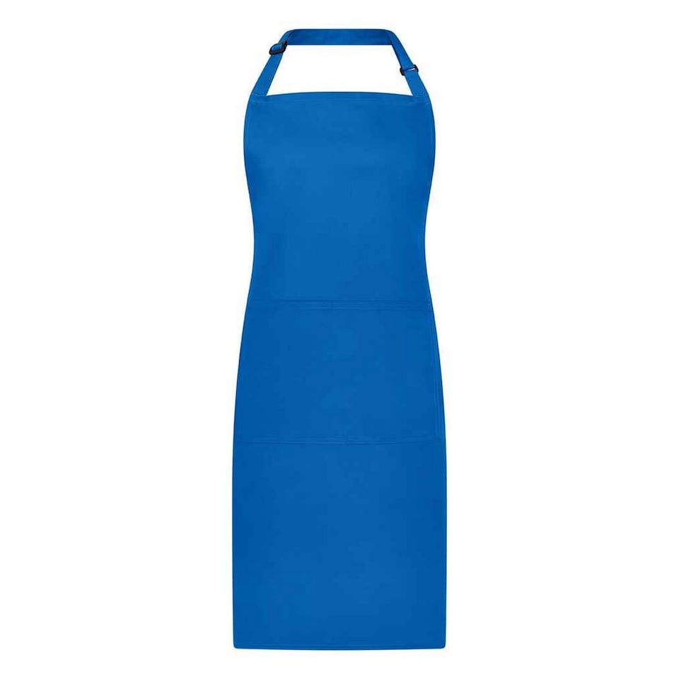 image 1 of Brand Lab Bibbed Full Apron | Blue | Royal Blue | One Size | 1