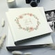 image 2 of Personalised Floral Wreath Square Photo Album