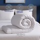 image 4 of MHG Living Heavy 13.5 Tog Winter Duvet – Extra Warm Hollowfibre Quilt for Cold Nights|White|Super King