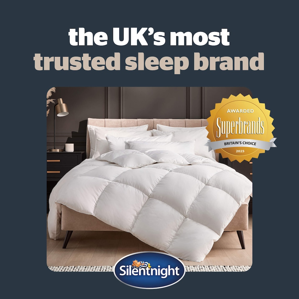 image 1 of Silentnight Ultimate Luxury Hungarian Goose Feather and Down 10.5 Tog Duvet | White | King