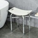 image 8 of HOMCOM Aluminium Shower Stool Adjustable Bath Stool for Senior Disabled Pregnant