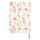 image 2 of Something Different Funky Fungi A5 Notebook - White/Pink/Orange - One Size
