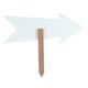 image 2 of Something Different Egg Hunt This Way Sign - Blue/Brown - One Size