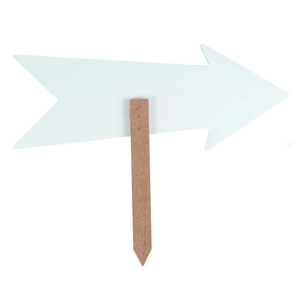 image 1 of Something Different Egg Hunt This Way Sign - Blue/Brown - One Size