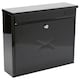 image 6 of Burg-Wachter Elegance Wall Mounted Galvanised Stell Lockable Weatherproof Ppost Box - 36x31x11cm Green | Chartwell Green