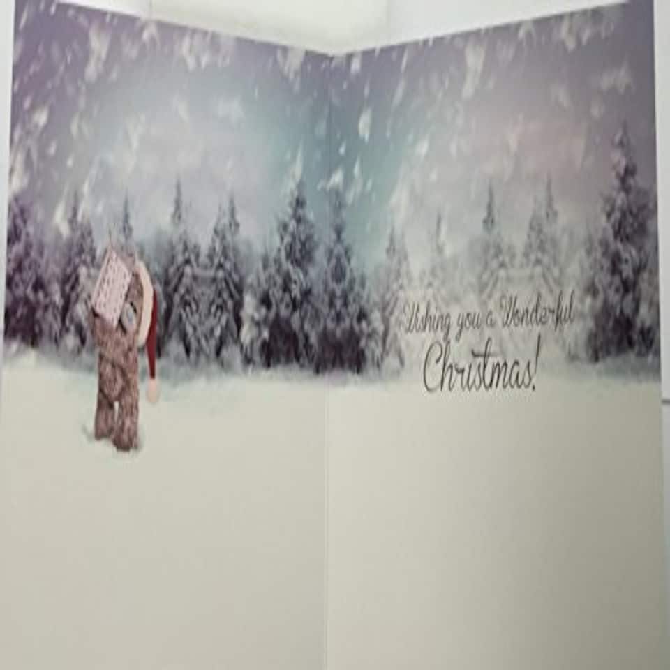 image 1 of 3D Holographic Someone Special Me to You Bear Christmas Card