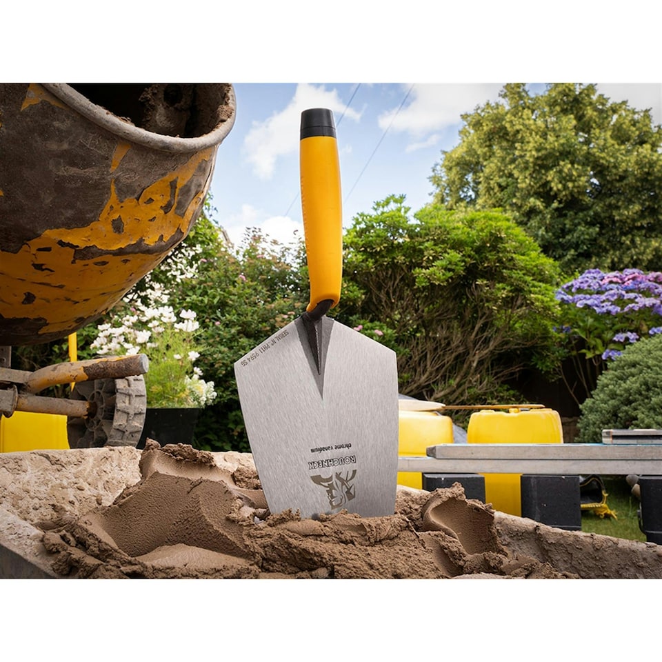 image 1 of Roughneck Philadelphia Pattern Brick Trowel - Multi Colour - 250mm (10in)