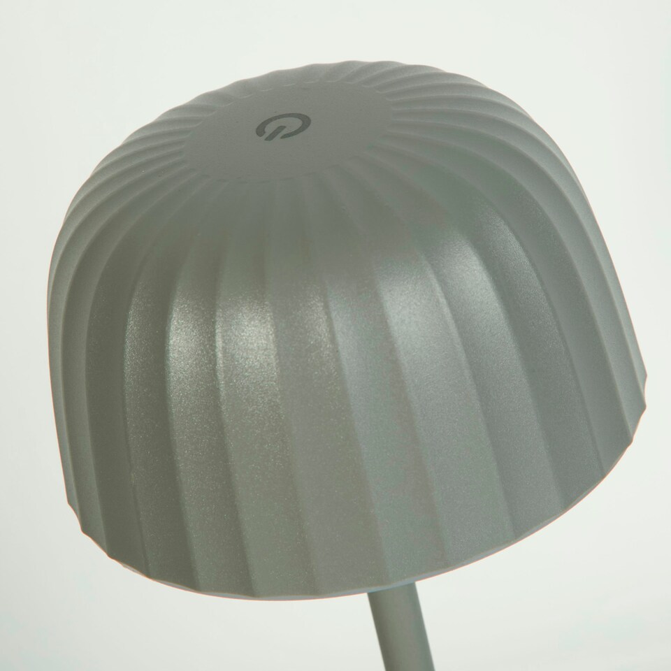 image 1 of Ella Outdoor Rechargeable Table Lamp - Grey Grey