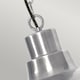 image 2 of Somerton 1 Light Outdoor Ceiling Chain Lantern Antique Nickel IP44, E27