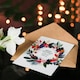 image 4 of Abstract Wreath From Your Superior Sibling Funny Blank For Him Or Her Art Christmas Card