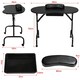 image 3 of Yaheetech Folding Manicure Table Black