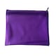 image 1 of 8x5" Frosted Purple Pencil Case - See Through Exam Clear Translucent