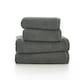 image 2 of Romeo 100% Cotton Absorbent Soft Bathroom Towels - Hand, Bath, Sheet Grey | Charcoal | Bath sheet