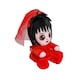 image 3 of Beetlejuice Phunny Lydia Deetz Wedding Dress Plush Toy - Red/Black - One Size