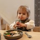 image 5 of Tiny Dining 4pc Baby Silicone Suction Weaning Set - Silver Sage