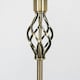 image 1 of ValueLights Traditional Antique Brass Barley Twist Floor Lamp Base