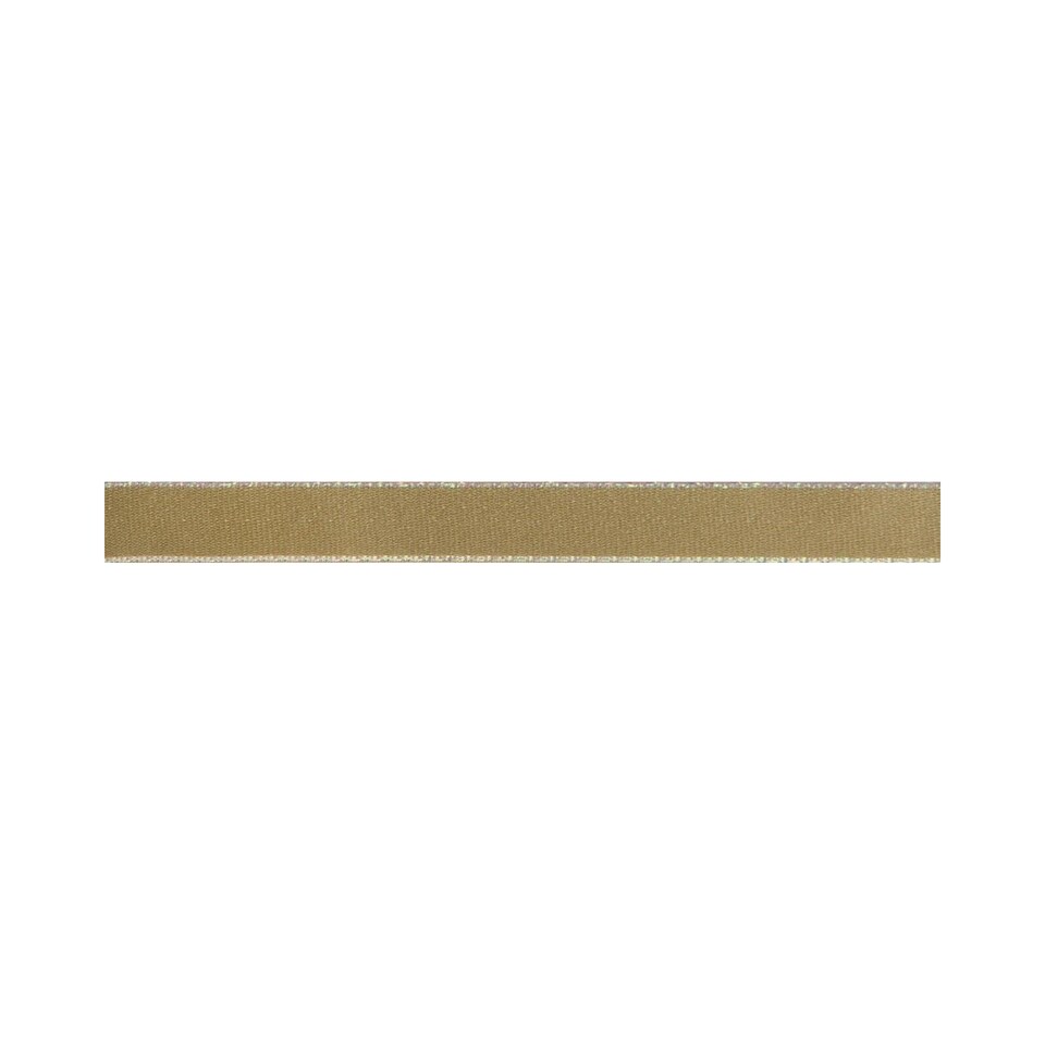 Berisfords Honey  5mm Iridescent Edge Ribbon for Dressmaking - per metre