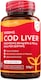 image 1 of Nutravita Cod Liver Oil 1000mg - Omega 3, Vitamins A, D, E & Garlic Oil - Supports Heart & Brain Health - 365 Fish Oil Softgels - Made in The UK