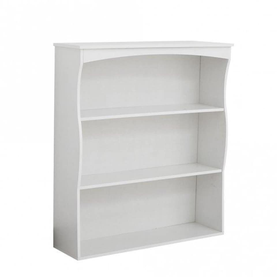 image 1 of Grey Wall Mounted Shelves Painted 3 Book Shelves Ideal for Kids Bedroom Kitchen | White