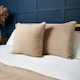 image 1 of BHS Microfleece Cushion, Beige
