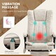 image 4 of Vinsetto 6-Point Vibrating Heat Massage Chair w/ Microfibre Charcoal Grey