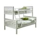 image 1 of Carra Triple Sleeper Bunk White And Clay Orthopaedic Mattresses
