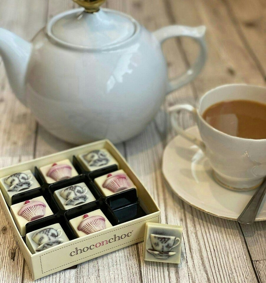 image 1 of Chocolate Tea Cups And Cakes
