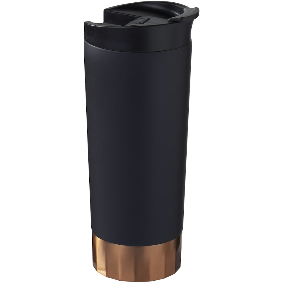 Avenue Peeta Copper Vacuum Tumbler - Solid Black - 21 x 9.1 cm