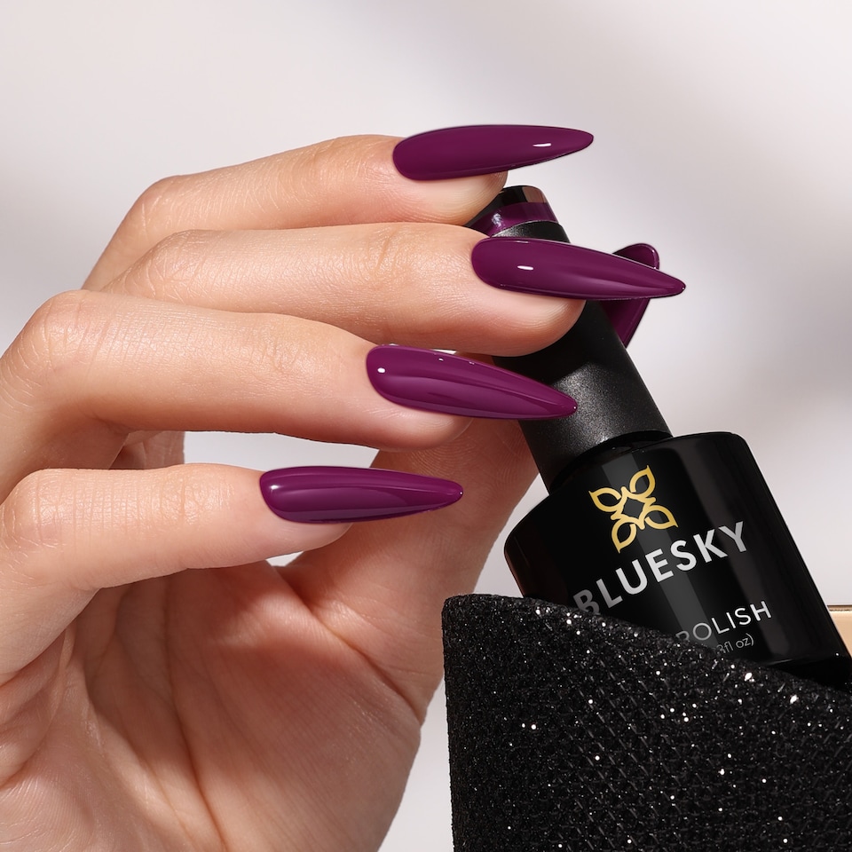image 1 of Bluesky Purple Gel Polish - Lionheart Lacquer 10ml | Purple | Lionheart Lacquer | 10[en_GB] milliliter