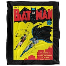 Batman No.1 Comic Cover Blanket - Multicoloured - One Size